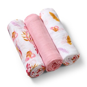 BABYONO PIELUSZKI PIELUSZKA BAMBUS MIĘKKIE 3 SZT