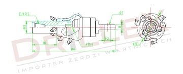 Рифленая развертка Ditch Witch Vermeer fi200