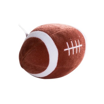 ПЛЮШЕВАЯ ПОГРЕМКА ФУТБОЛЬНАЯ ИГРУШКА ДЛЯ СОБАКИ