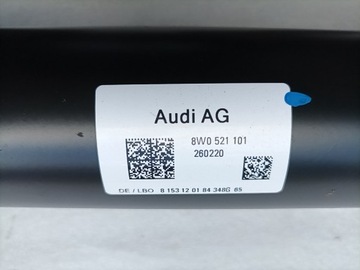 AUDI A4 B9 FACELIFT HŘÍDEL HNACÍ KARDANU 8W0521101