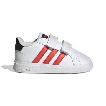Buty dla małych dzieci Adidas Grand Court IG2558 na rzepy r.26