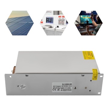 ТРАНСФОРМАТОР ПОСТОЯННОГО ТОКА 60В 20А 1200ВТ БЛОК ПИТАНИЯ 220В