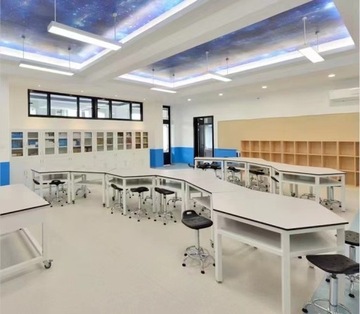 Stołek taboret z oparciem kosmetyczny czarny eko