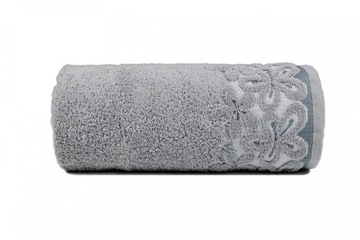Ręcznik Bella 30x50 popielaty 450 g/m2 frotte Greno