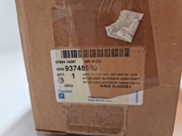 CHEVROLET OE 93745993 SADA KLOUBU HŘÍDEL HNACÍ ORIG. NOVÝ