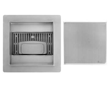 Neo Linear Drain 120X120 Матовый никель