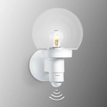 Oprawa 60w STEINEL L 115 z czujnikiem Biala