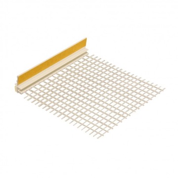 Listwa przyokienna PCV z siatką 9/3 300 cm Biały