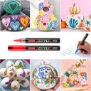 ВОДОНЕПРОНИЦАЕМЫЕ АКРИЛОВЫЕ МАРКЕРЫ 12 ШТ./КОМПЛЕКТ