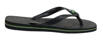 HAVAIANAS BUTY KLAPKI JAPONKI CZARNE 39/40 1ŻLA