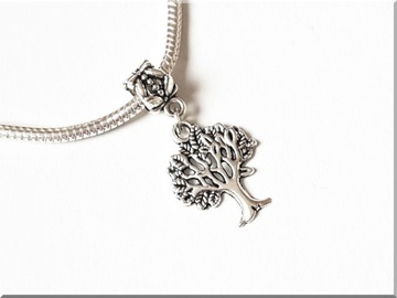 METALOWA MODUŁOWA ZAWIESZKA CHARMS DRZEWO.