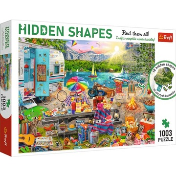 Puzzle 1003el - Wycieczka kamperem - Hiden Shapes