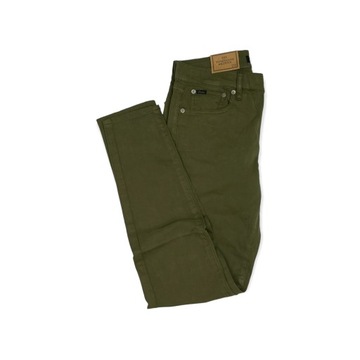 Jeansowe spodnie damskie khaki RALPH LAUREN 29