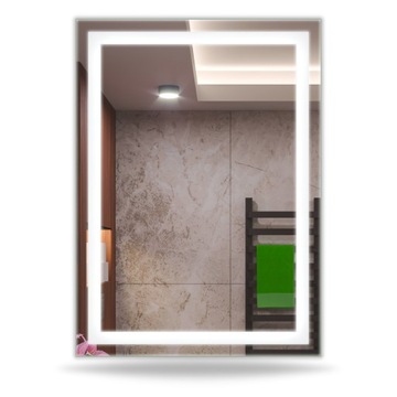 Lustro Łazienkowe Podświetlane 50x80 LED MALAGA