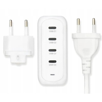 Адаптер Hi5 PD, 135 Вт, 4 порта USB-C, макс. 100 Вт на OnePort