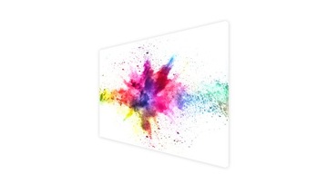Доска металлическая магнитная HOLI 90х60см с магнитами + набор