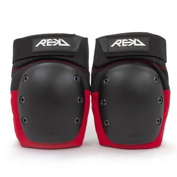 Ochraniacze REKD RAMP PADS na kolana XS czerwone rolki wrotki łyżwy skate