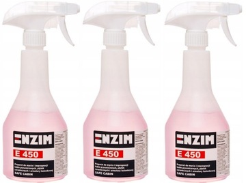 Enzim Płyn Do Mycia Kabin i Płytek E450 KPL 3x0,5L