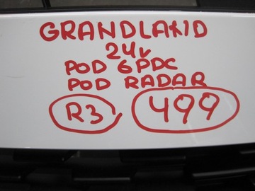 NÁRAZNÍK OPEL GRANDLAND X POD 6 PDC RADAR PŘEDNÍ