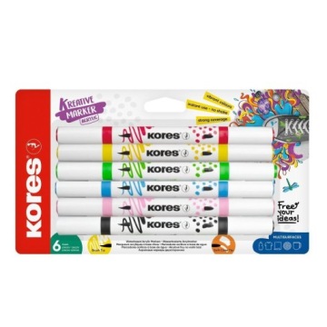 Tombow Маркери акрилові Kreative двосторонні 6 шт.