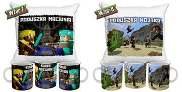НАБОР ПОДУШЕК ДЛЯ КРУЖКИ MINECRAFT «ИМЯ ВАШЕГО РЕБЕНКА»