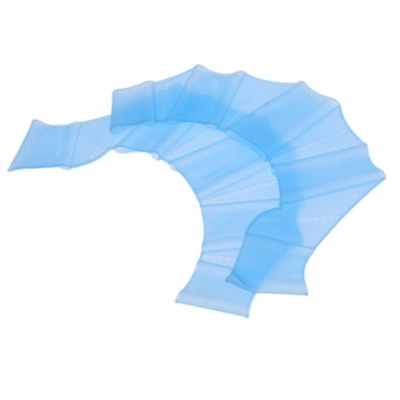 1 пара силиконовых перчаток для плавания,