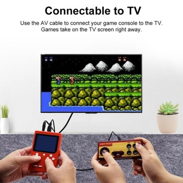 Мини-портативная игровая консоль, теплый белый цвет