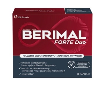 Berimal Forte Duo wsparcie metabolizmu dla dorosłych 60 kapsułek