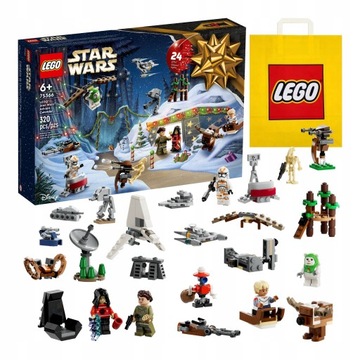LEGO STAR WARS KALENDARZ ADWENTOWY 2023 PREZENT ŚWIĄTECZNY ZESTAW 75366