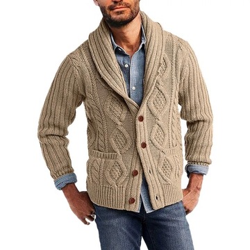 2023 Men's Cardigan Sweater Autumn Winter Fashion