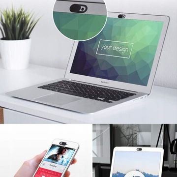 3 чехла для камеры ноутбука и телефонов