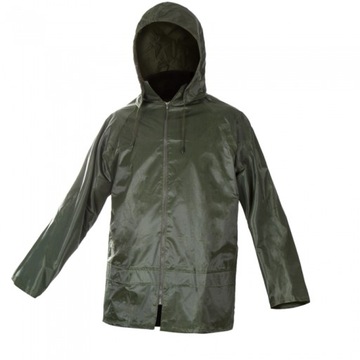 KURTKA PRZECIWDESZCZOWA NYLON KTN ZIELONA r. XXXL