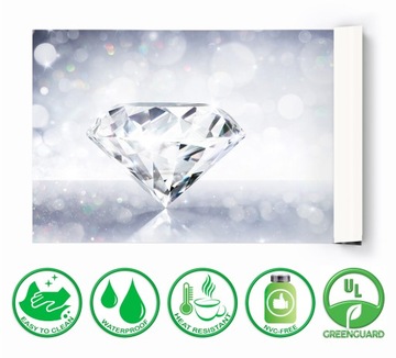 Прочный защитный коврик для стола 120х60 ромб.