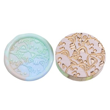 Wax Seal Stamps 3D Relief Candy Series Copper Head For Festival Gift