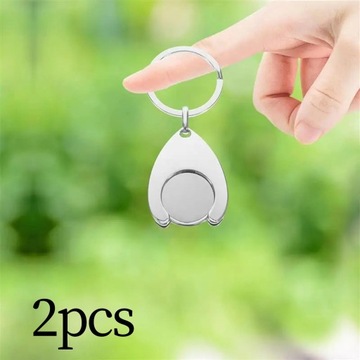 Брелки из 2 предметов, легкая металлическая пряжка для ручной тележки, стиль B