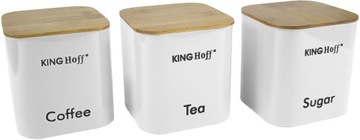 ZESTAW CHLEBAK POJEMNIKI KAWA HERBATA CUKIER 1026