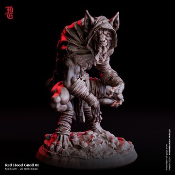 Red Hood Gnoll 01 Figurka RPG DnD Pathfinder