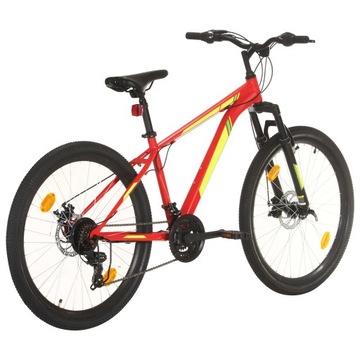 Горный велосипед vidaXL, 21 скорость, колесо 27,5 дюйма, рама 38 см, красный