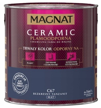 FARBA MAGNAT CERAMIC 2,5L BEZKRESNY TANZANIT