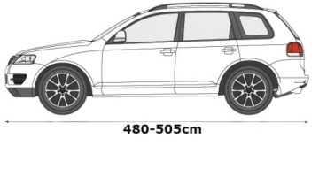 Антиградовый автомобильный чехол 7 мм L2 Suv для града