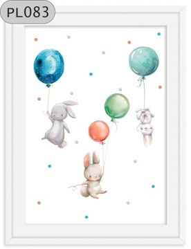GROSZKI KRÓLICZKI PLAKAT PLAKATY 61CMX91CM
