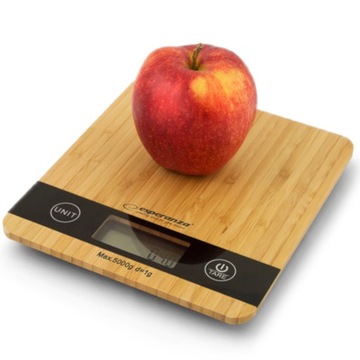 WAGA KUCHENNA CYFROWA LCD BMABUSOWA BAMBOO PRECYZYJNA DO 5 KG