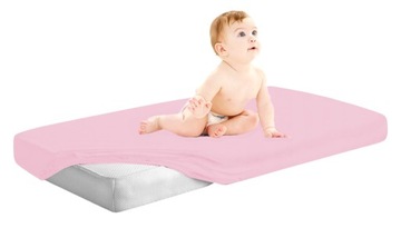 ПРОСТЫНЯ ИЗ ХЛОПКОВОГО ДЖЕРСИ 120x60см BABYMAM