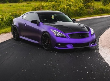 Фольга для обертывания шпона Chrome Mate Purple Pearl Satin Purple 50x152 см.