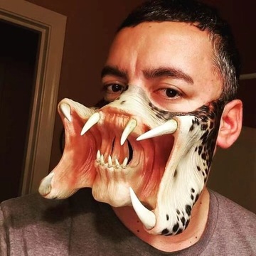 Halloween Predator Cosplay Latex Mask