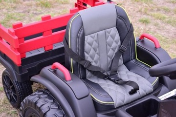 БОЛЬШОЙ АККУМУЛЯТОРНЫЙ ТРАКТОР С ПРИЦЕПОМ + КОЛЕСА ДИСТАНЦИОННОГО УПРАВЛЕНИЯ КОЖА ИЗ ЭВА САПЕРКИ