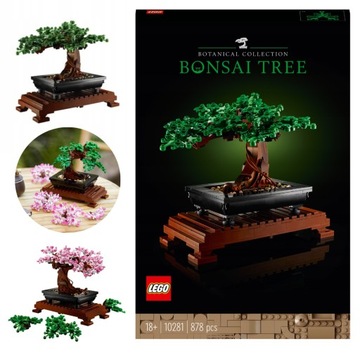 LEGO CREATOR EXPERT DRZEWO KLOCKI DRZEWKO BONSAI
