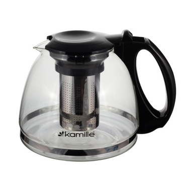 Dzbanek zaparzacz czajniczek szklany do herbaty