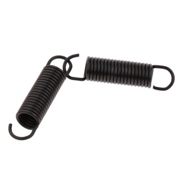 2 шт., черная педаль для бас-барабана, пружинный барабан