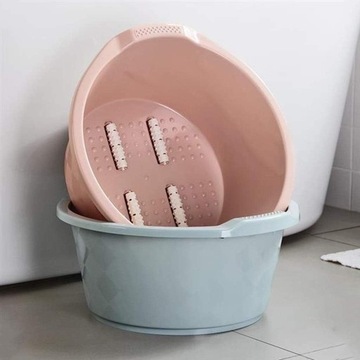 2 шт. портативная пластиковая ванна для ног/спа-массажер